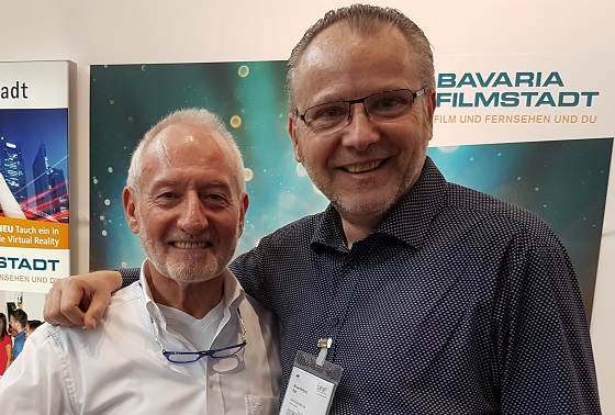 Michael Wolfgang Riehl mit Sepp Schauer